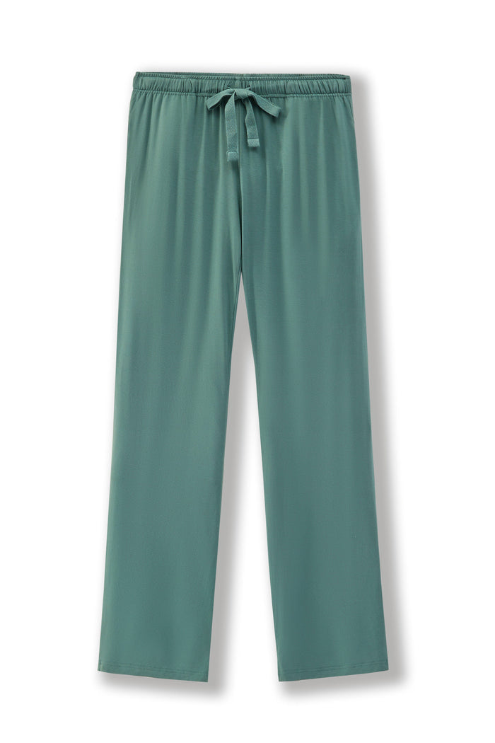 Women's Lounge Pants in Pine on a white background